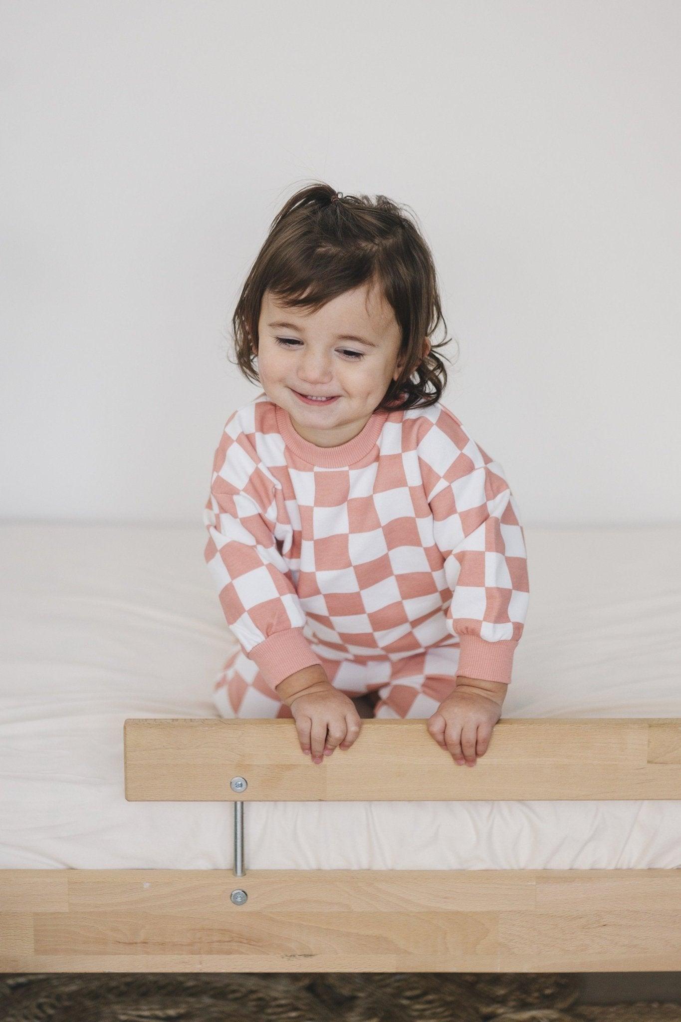 Organic Cotton Checkered Jogger Set - more colors