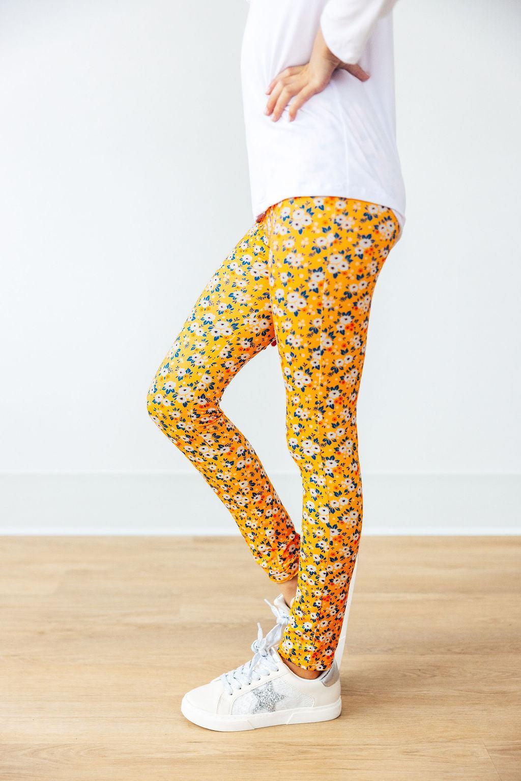 Fall Floral Leggings