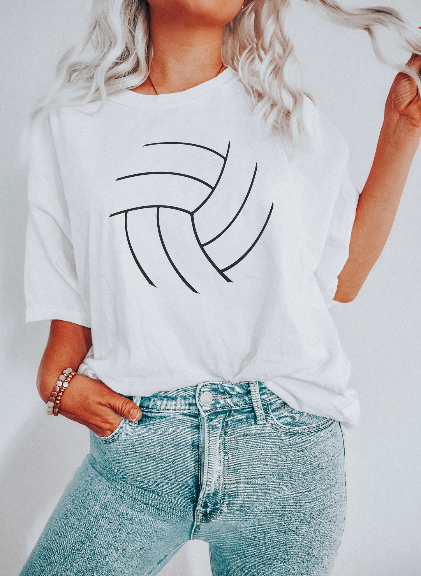 Volleyball Lover Comfort Colors Tshirt